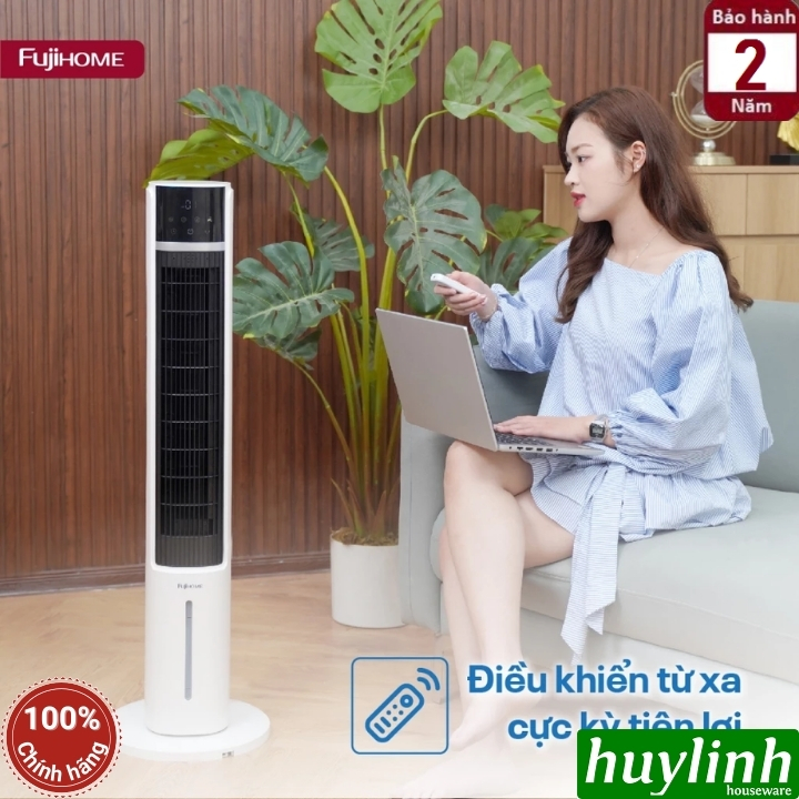 Quạt tháp hơi nước tích hợp lọc không khí Fujihome AC-DT5E 2