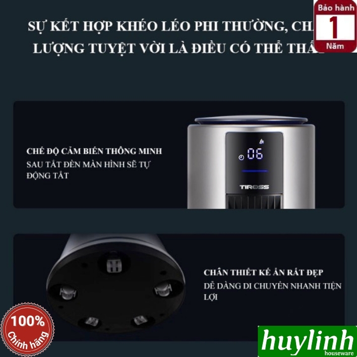 Quạt không cánh – lọc không khí 2 trong 1 Tiross TS9188 4