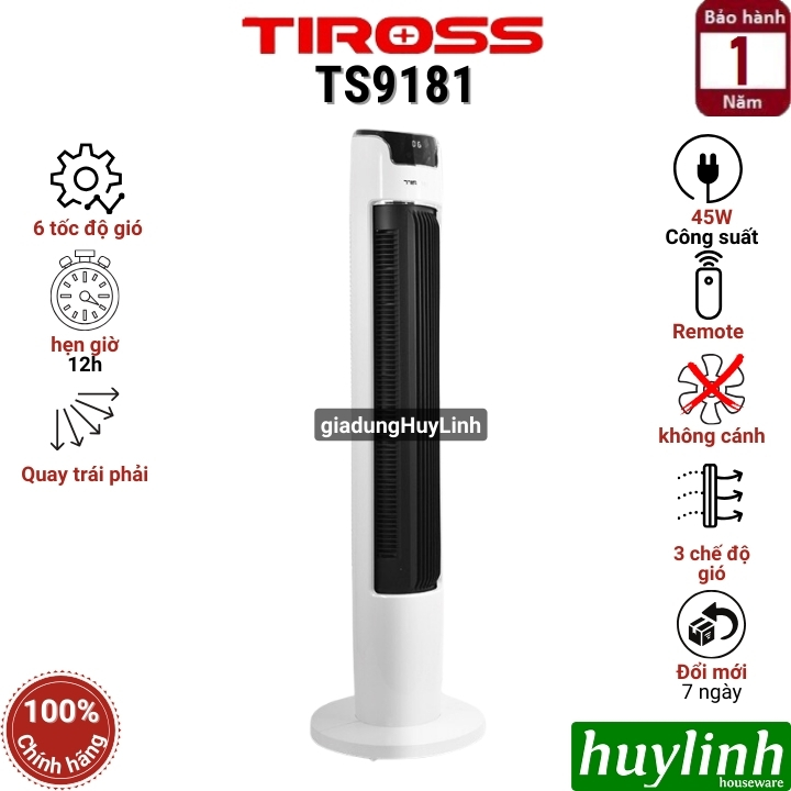 Quạt tháp Tiross TS9181