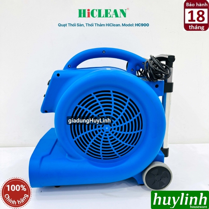 Quạt thổi sàn - thảm Hiclean HC900 - 900W - có chức năng hẹn giờ 4
