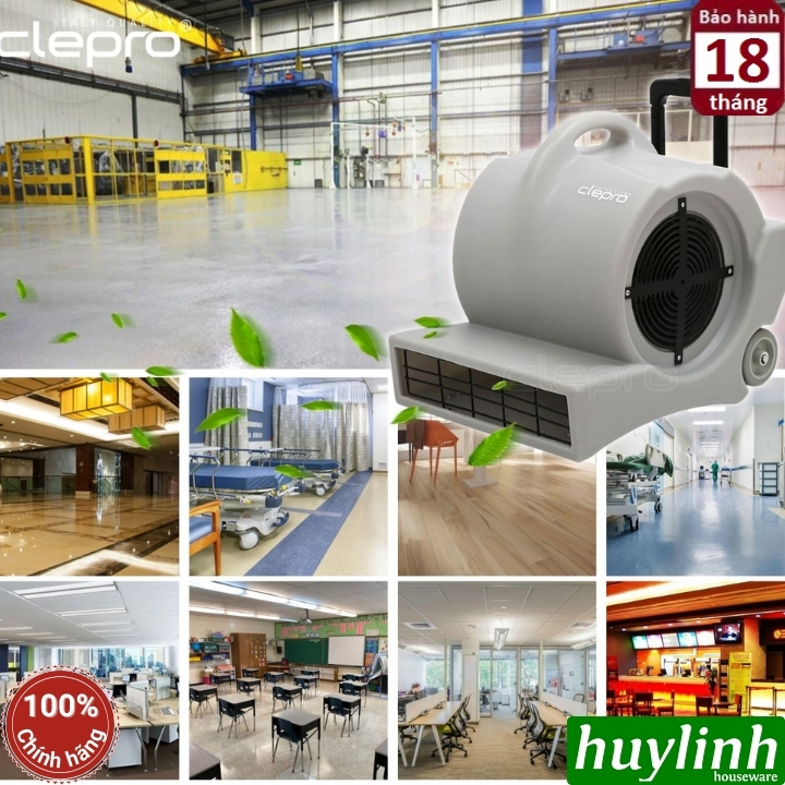 Quạt sấy thổi thảm Clepro CP-210 4
