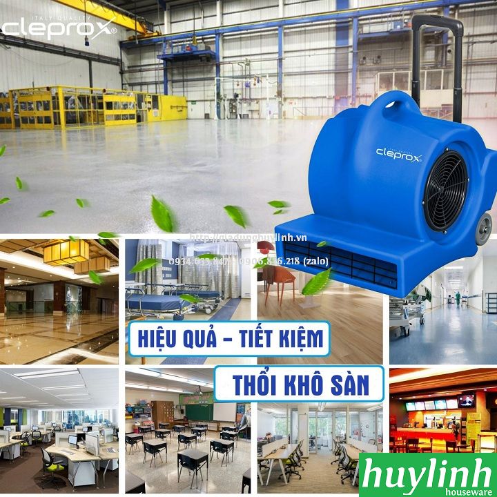 Quạt sấy thổi thảm 3 cấp độ CleproX CX-1000 2