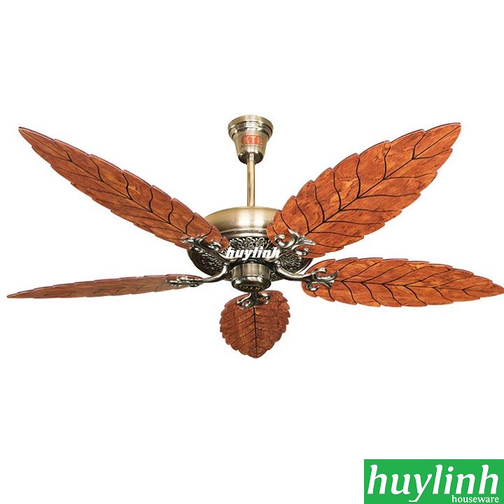 Quạt trần cánh gỗ hình lá Kim Thuận Phong KTP M86