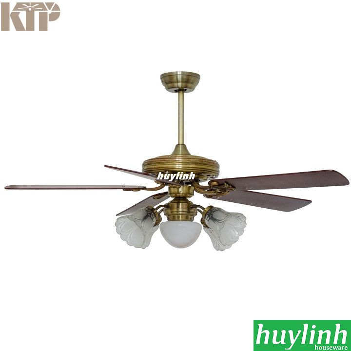 Quạt trần đèn cánh gỗ Kim Thuận Phong KTP BT508N