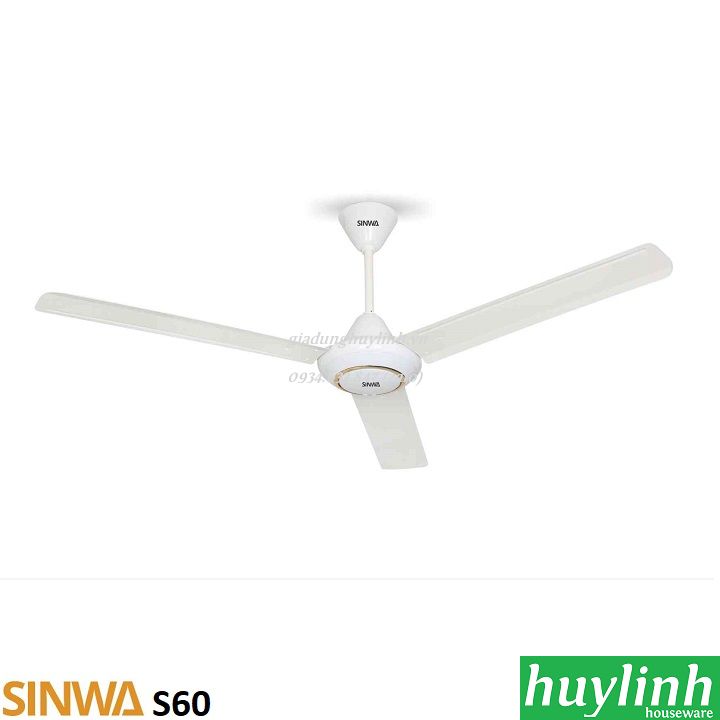 Quạt trần Sinwa S60 - 3 cánh