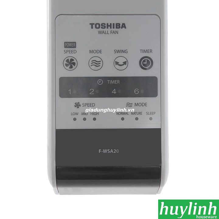 quạt treo tường toshiba f-wsa20(h)vn 4