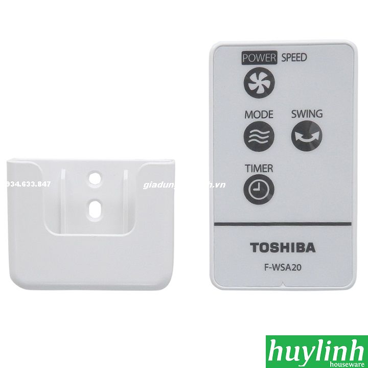 quạt treo tường toshiba f-wsa20(h)vn 5
