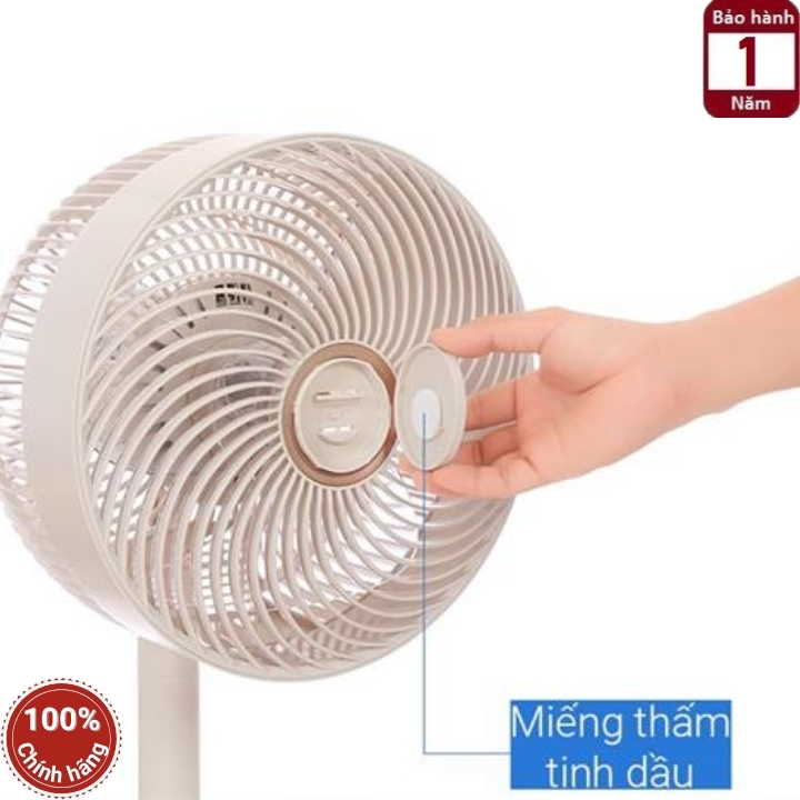 Quạt cây đứng tuần hoàn không khí Sharp PJ-CD114V-C - động cơ DC 36W - 3 cánh 8 tốc độ gió 4