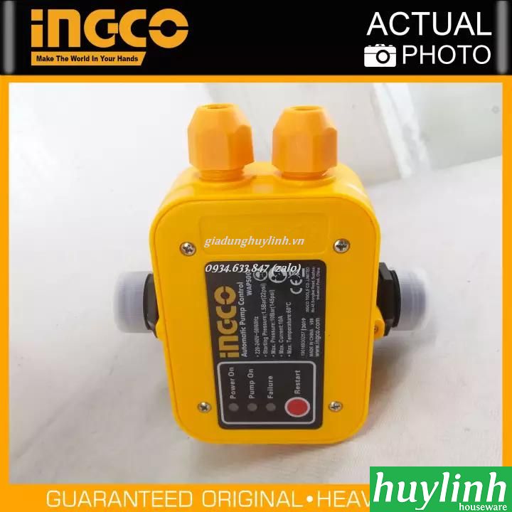 Rờ le tự động bơm nước bằng áp suất bơm Ingco WAPS001 3