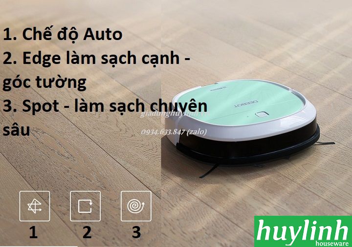 Robot hút bụi lau nhà Ecovacs Deebot Mini 2 5