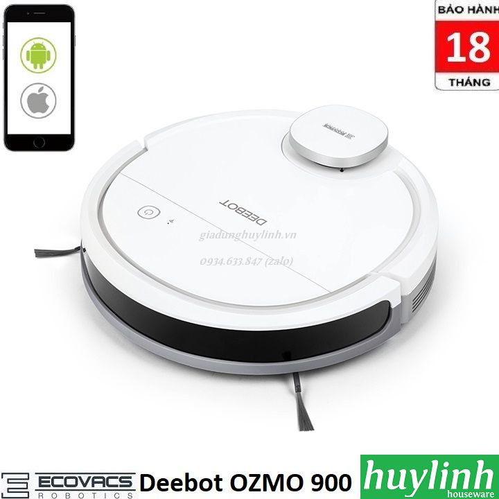 Robot hút bụi lau nhà Ecovacs Deebot OZMO 900