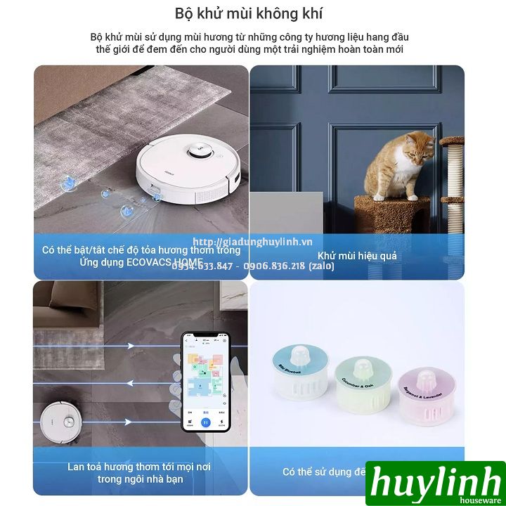 Robot hút bụi lau nhà Ecovacs Deebot T9 - 3000pa - Bản Quốc Tế - Hàng chính hãng 7