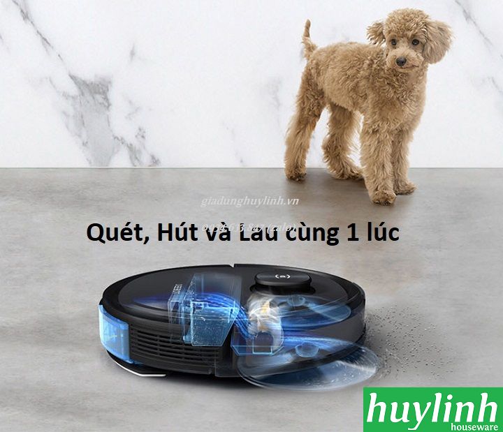 Robot hút bụi lau nhà Ecovacs Deebot OZMO T8 AIVI 4