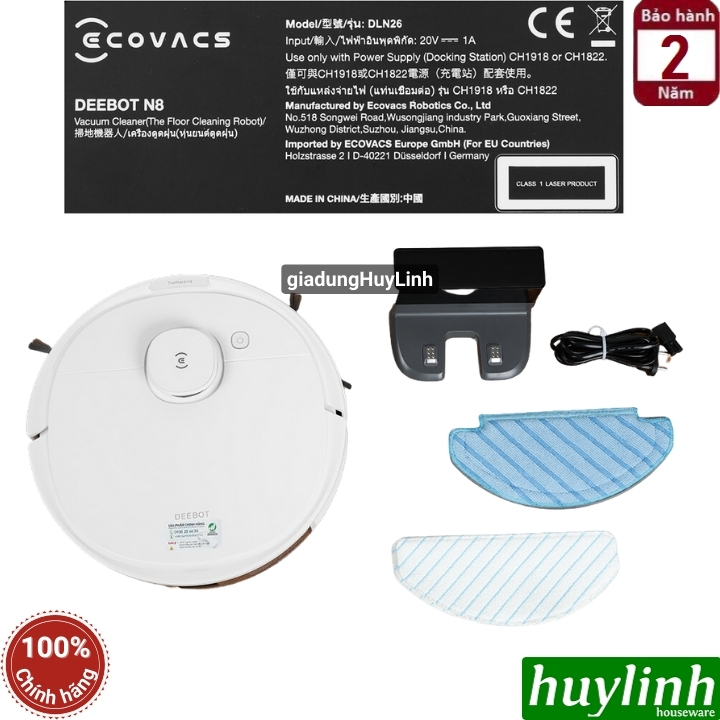 Robot hút bụi thông minh Ecovacs Deebot N8 6