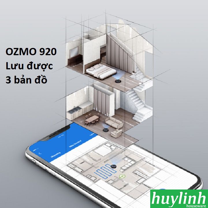 Robot hút bụi lau nhà Ecovacs Deebot OZMO 920 8