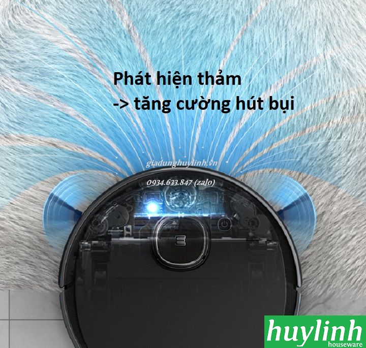 Robot hút bụi lau nhà Ecovacs Deebot OZMO 950 6