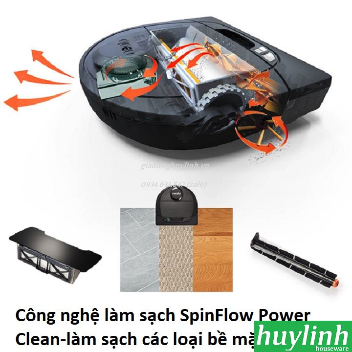 Robot hút bụi Neato D6 Connected 5