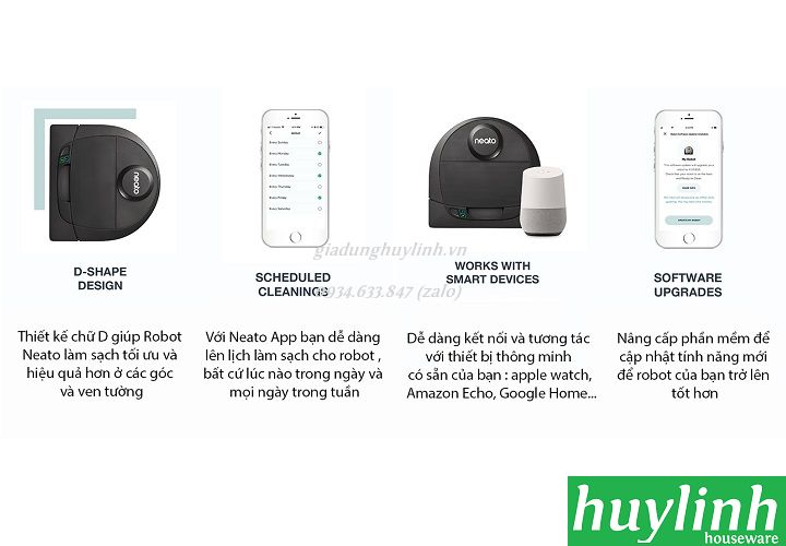 Robot hút bụi Neato D6 Connected 9