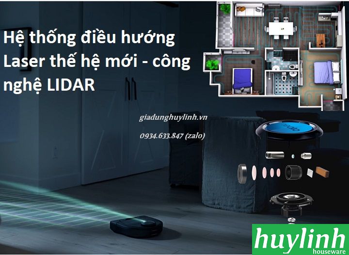 Robot hút bụi Neato D4 Connected 3