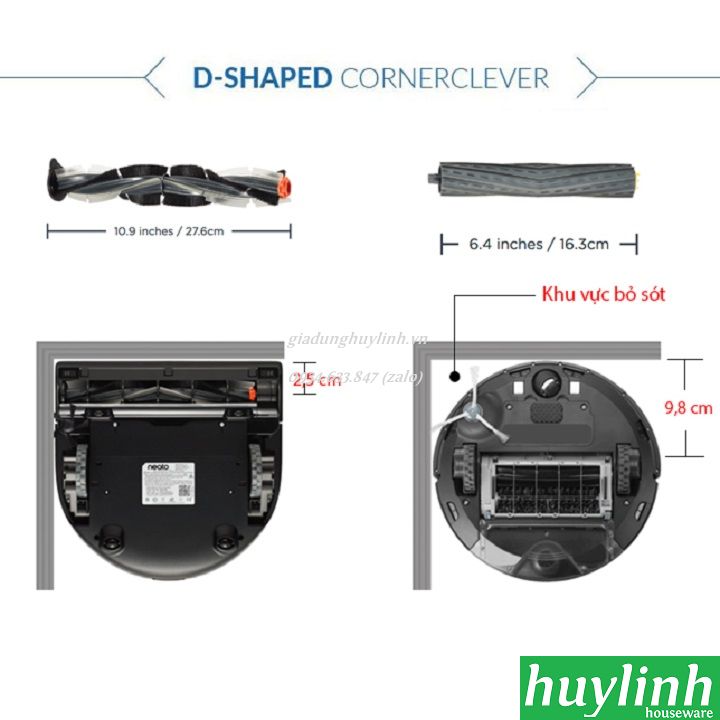 Robot hút bụi Neato Botvac D75 7