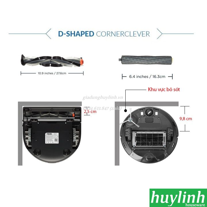 Robot hút bụi Neato D5 Connected 6