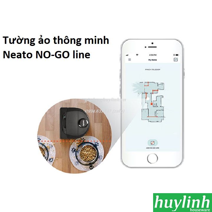 Robot hút bụi Neato D5 Connected 8