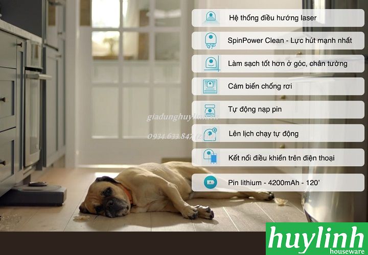 Robot hút bụi Neato D5 Connected 2