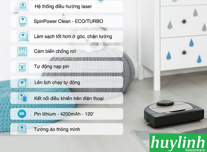 Robot hút bụi Neato D7 Connected 2