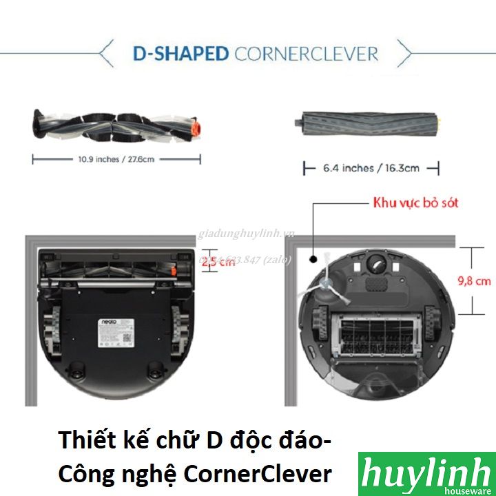 Robot hút bụi Neato D7 Connected 7