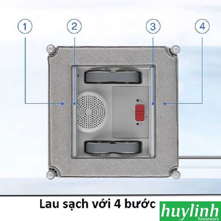 Robot lau kính Ecovacs Winbot X - chính hãng 3