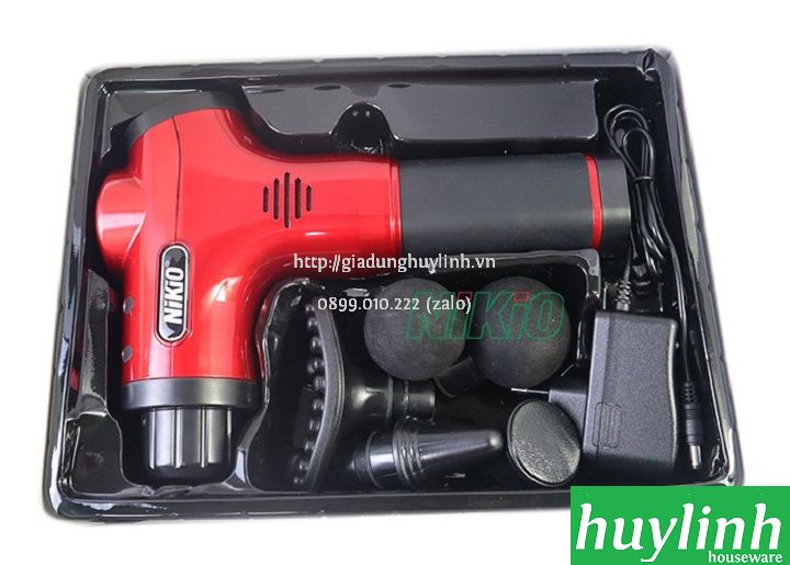 Súng máy massage cầm tay dùng pin Nikio NK-170B - 2000mAh 5