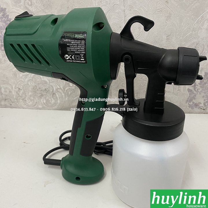 Máy phun sơn cầm tay Zukui 400W - 800ml 2