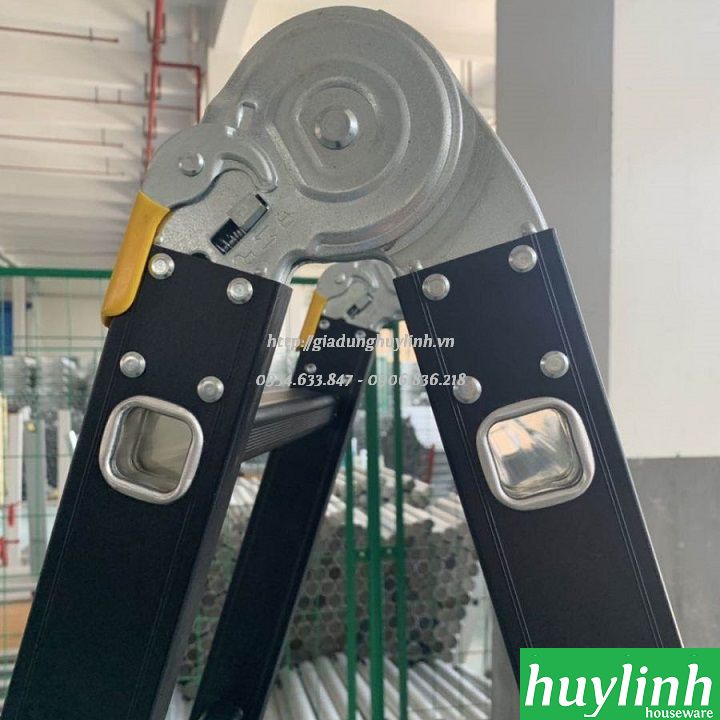 Thang nhôm gấp 4 đoạn 3 bậc Sumika SKM-203 NEW - 3.6 mét 3