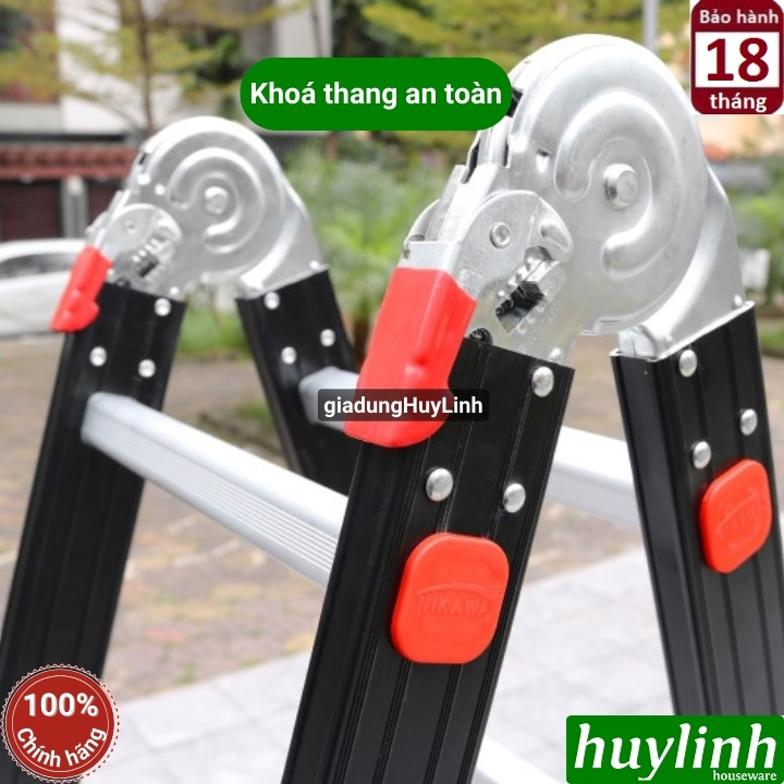 Thang nhôm gấp 4 đoạn 4 bậc Nikawa NKG-44C 6