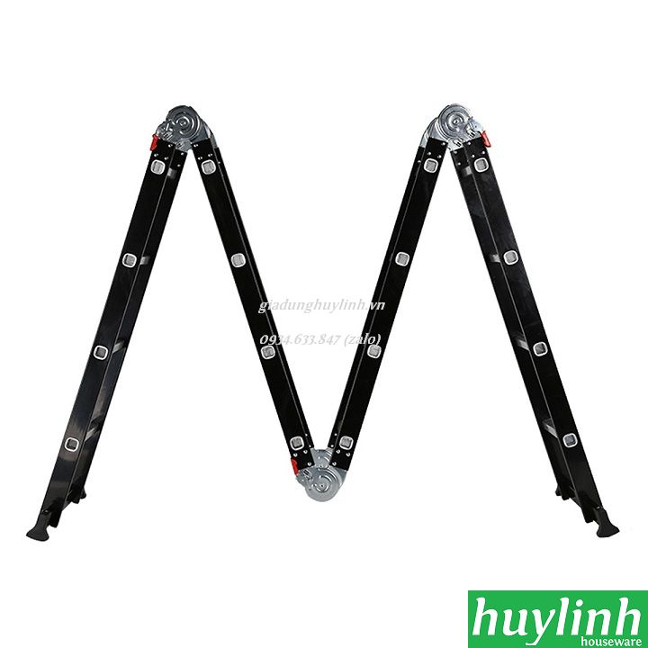 Thang nhôm gấp 4 đoạn Nikawa NKG-44 3