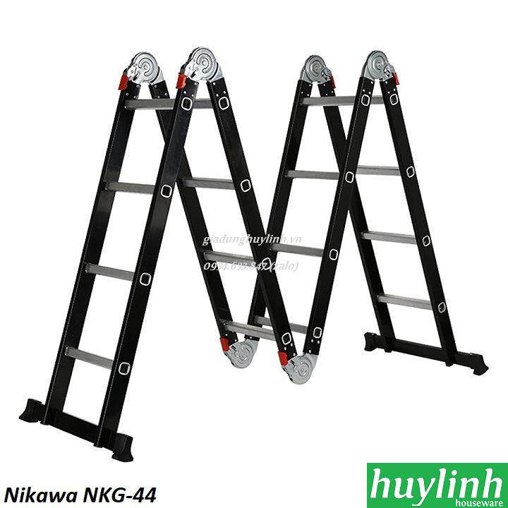 Thang nhôm gấp 4 đoạn Nikawa NKG-44
