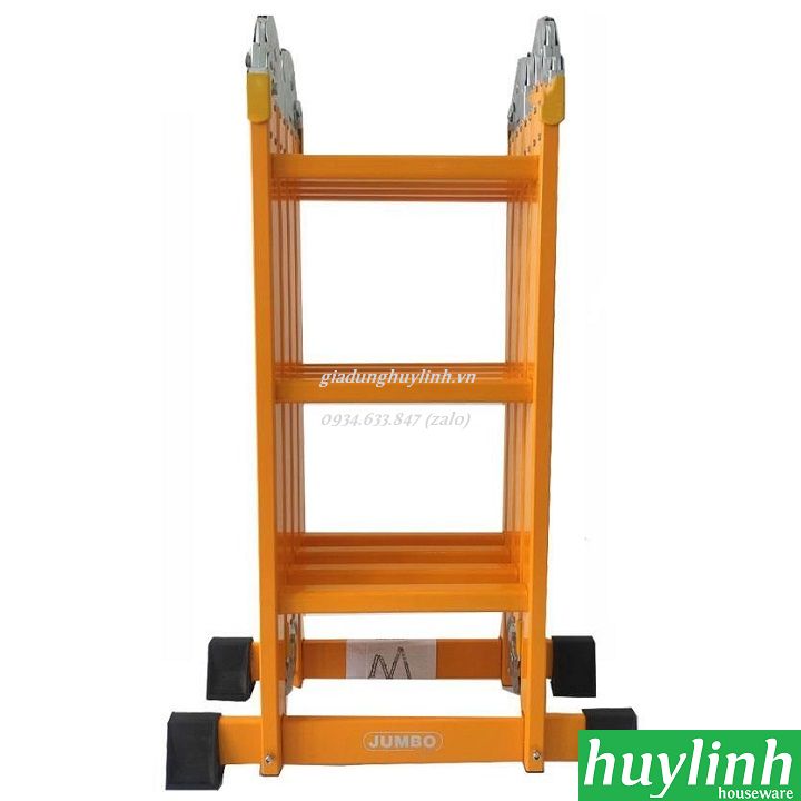 Thang nhôm gấp 4 đoạn Jumbo B303 3