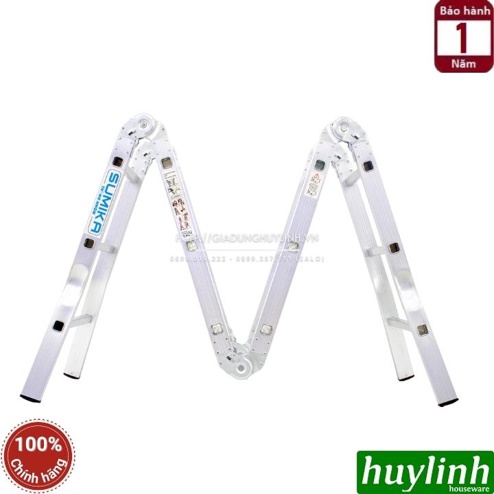 Thang nhôm gấp đa năng 4 đoạn Sumika SK-603 - 3.4 mét 3