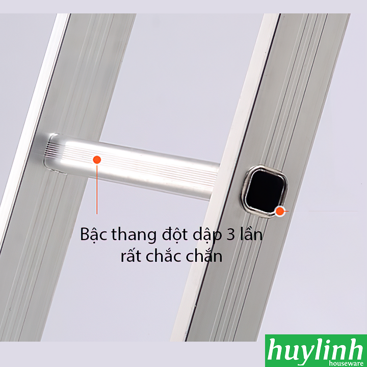 Thang nhôm gấp Nikita NIK46A - 6 đoạn 4 bậc - 7.2 mét 4