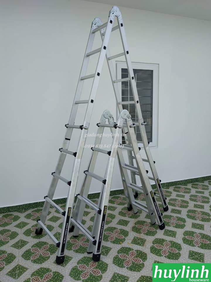 Thang nhôm gấp đa năng Sumika SKM-404 3