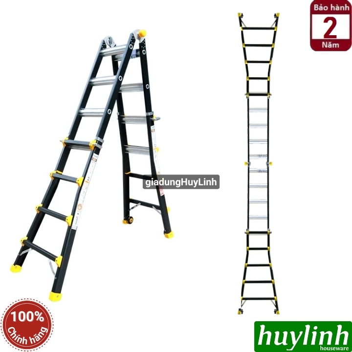 Thang nhôm gấp - trượt đa năng Nikawa NKB-45 - tối đa 5.28m 5
