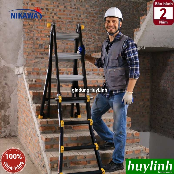 Thang nhôm gấp đa năng Nikawa NKB-44 4