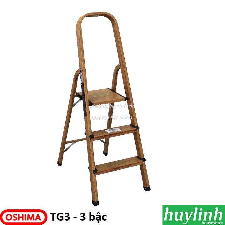 Thang nhôm ghế Oshima TG3 - 3 bậc