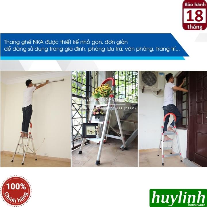 Thang nhôm ghế Nikawa NKA-03 - 3 bậc - 75cm 6