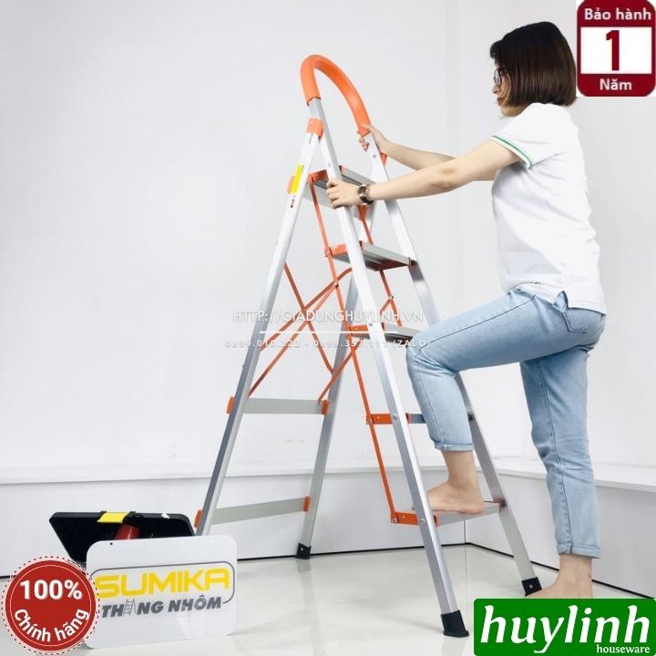 Thang nhôm ghế Sumika SK305 - 5 bậc - 123 cm 3