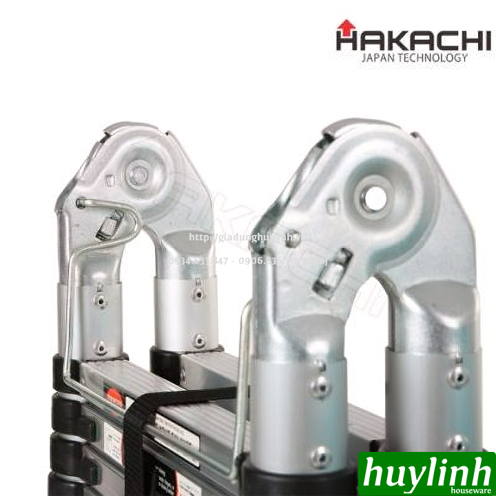 Thang nhôm rút đôi chữ A Hakachi HM-10 - 3.2 mét 5
