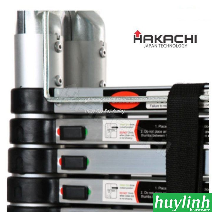 Thang nhôm rút đôi Hakachi HM-18CP - 5.6 mét 5