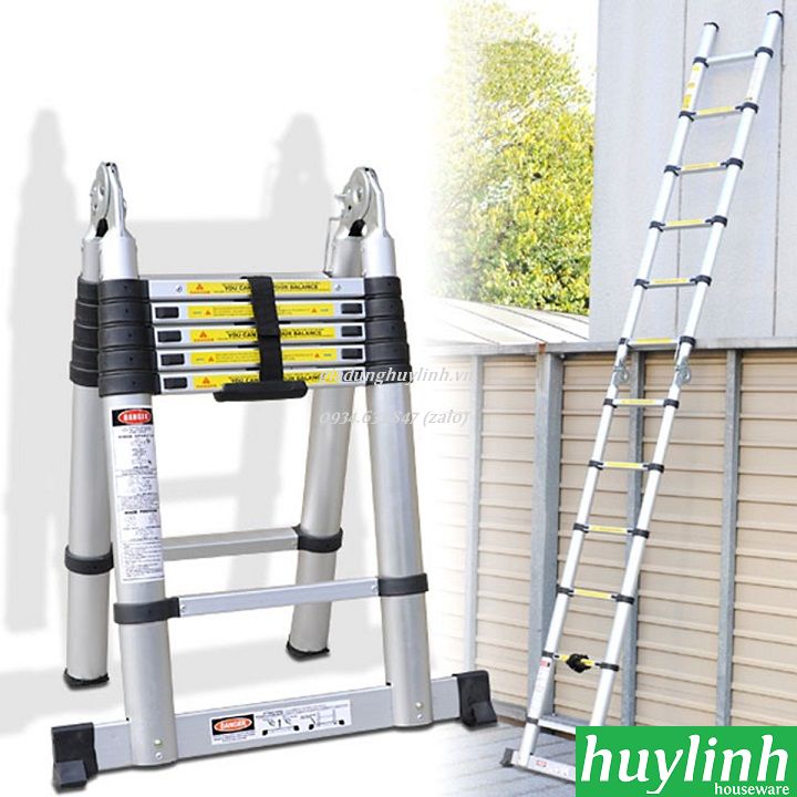 Thang nhôm rút đôi Nikita AI50 - 5.0 mét 5