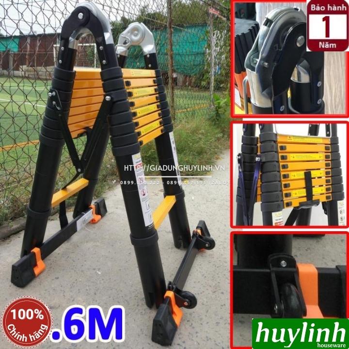 Thang nhôm rút đôi chữ A Sumika SKS560D - 5.6 mét 3