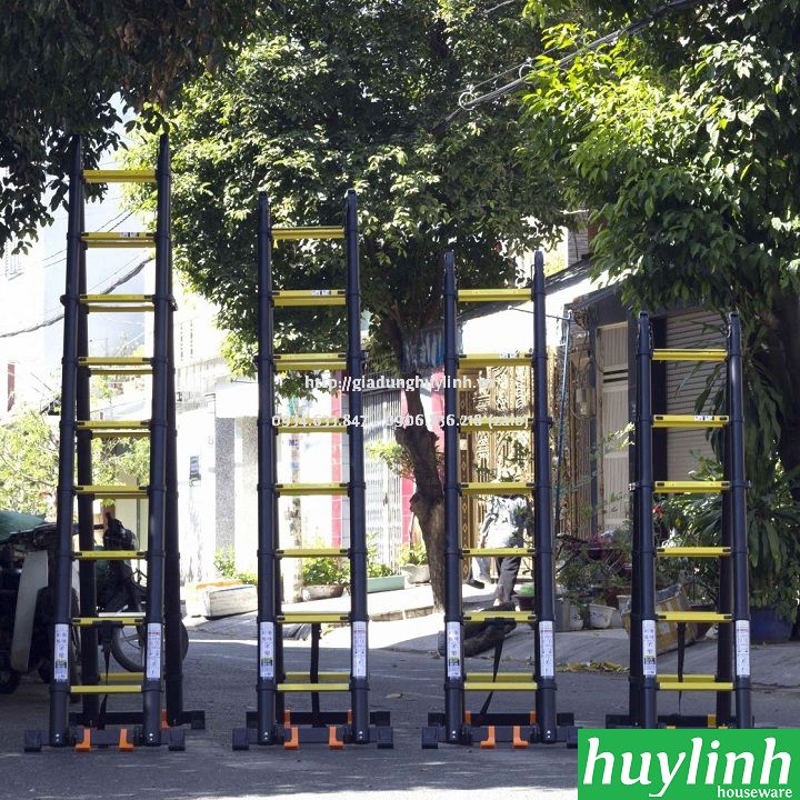 Thang nhôm rút đôi chữ A Sumika SKS500D - 5 mét 5